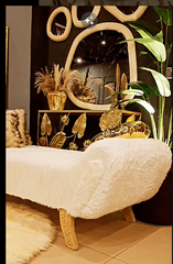 Modern Cozy Fabric Chaise Lounge - Zeegalleria