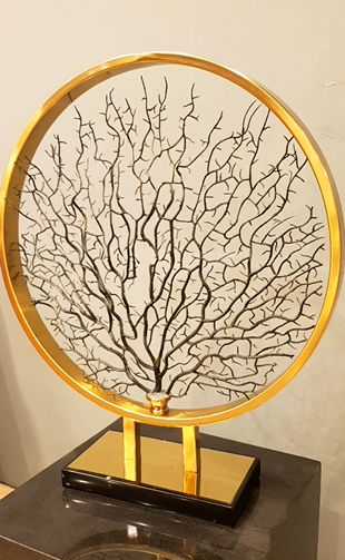 Brass Flower Stand - Zeegalleria