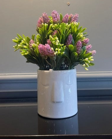 Face Ceramic Pot - Zeegalleria