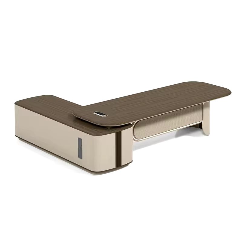 Sleek Rectangular Office Desk by Z Galleria