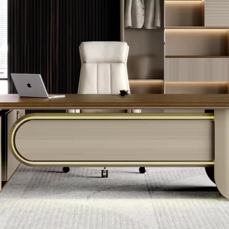 Sleek Rectangular Office Desk detail view