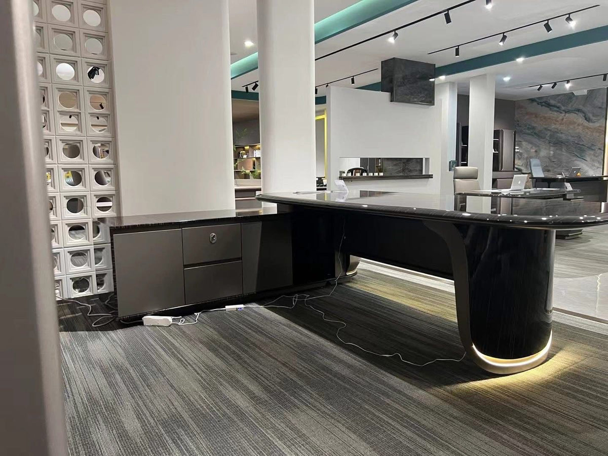 Modern Executive Workstation Desk — alternate product view 6