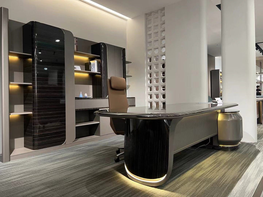 Modern Executive Workstation Desk detail view