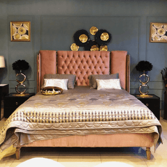 Luxury King Size Hydraulic Storage Bed