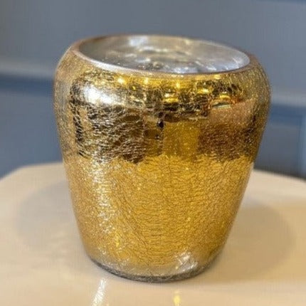Golden Pot Vase - Z Galleria