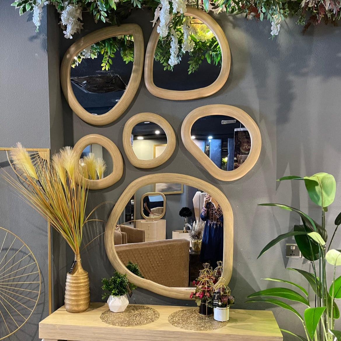 Wooden Console - Zeegalleria