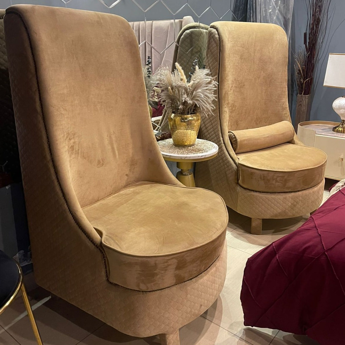 High-Back Room Lounge Chair, Set — featured product view