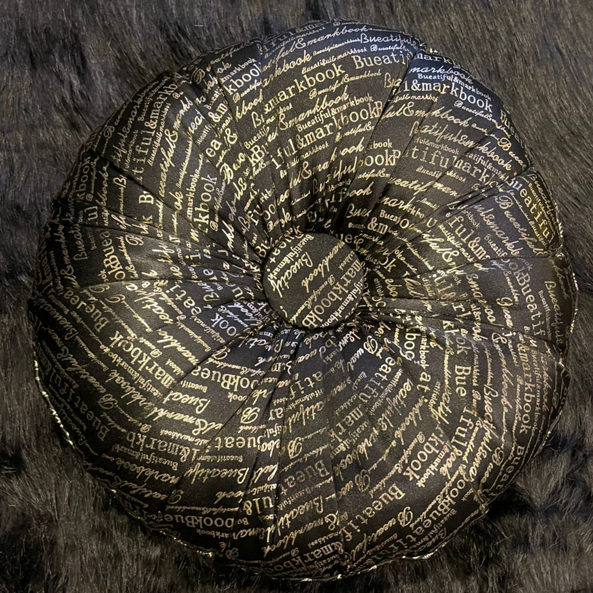 Black Text Cushion - Z Galleria