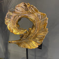 Resin Leaf Abstract Art Stand - Z Galleria