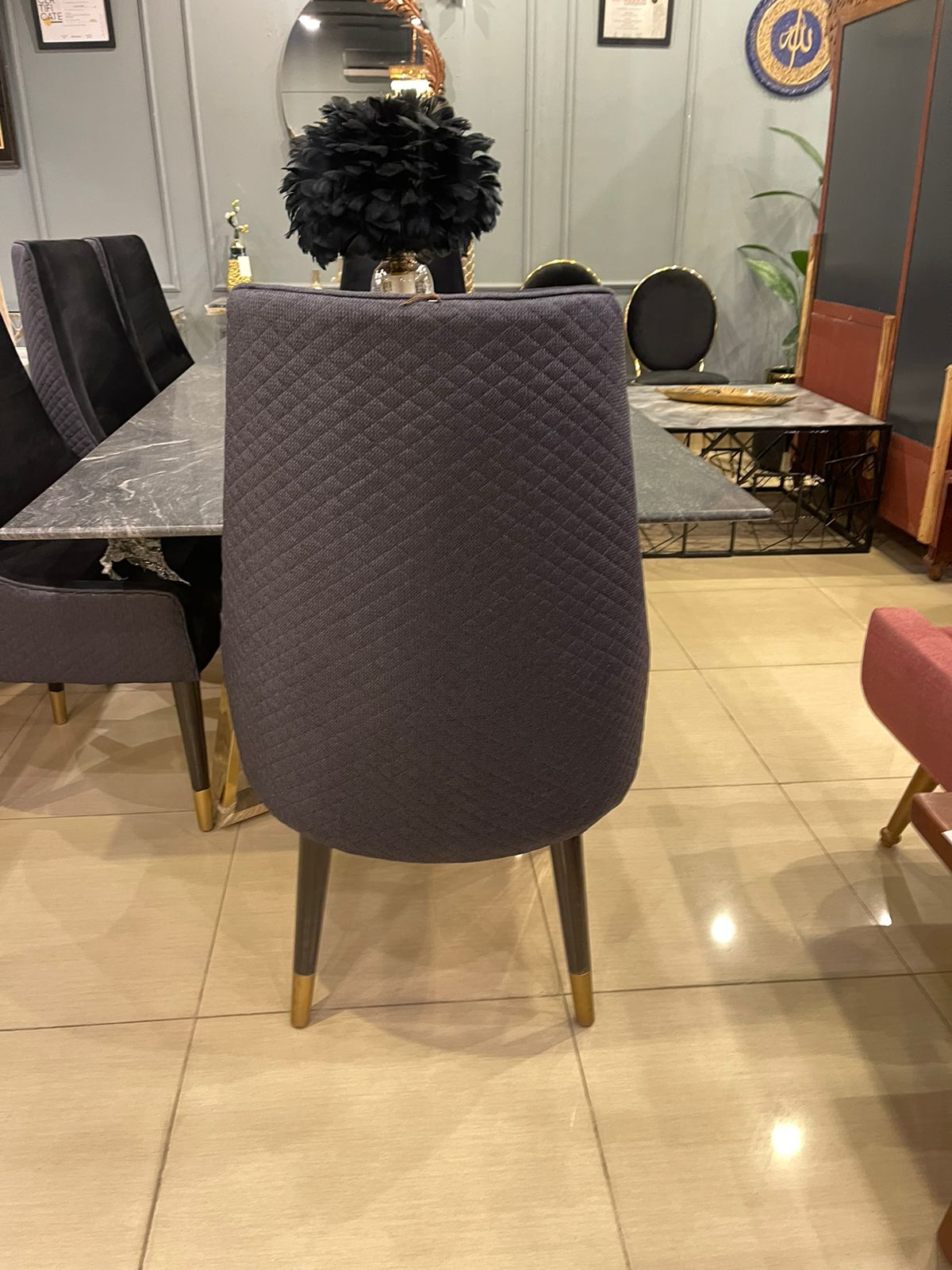 Dark Grey Dining Chair — alternate product view 2
