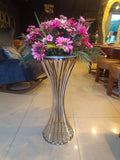 Tall metal floor vase flower stand by Z Galleria