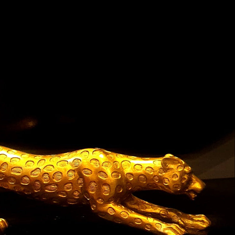 Panther sculpture decor piece by Z Galleria