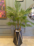 Artificial palm plant with planter by Z Galleria