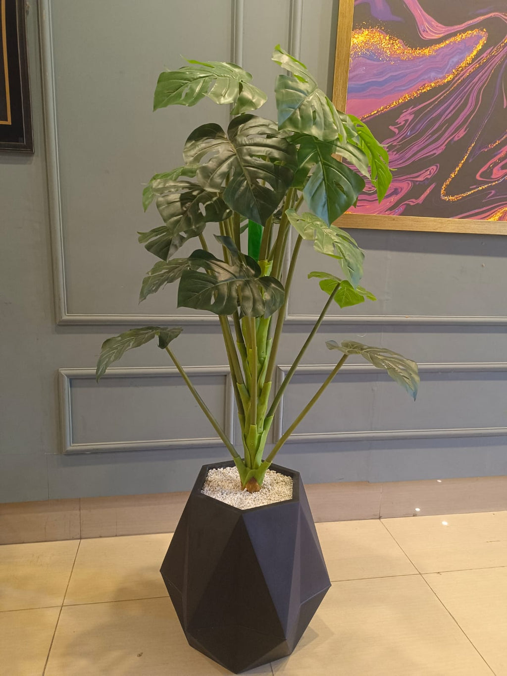 Artificial green leaf tree by Z Galleria