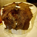 Real goat skin fur pelt by Z Galleria