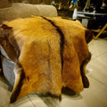 Real goat skin fur pelt by Z Galleria