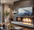 Custom media wall design by Z Galleria