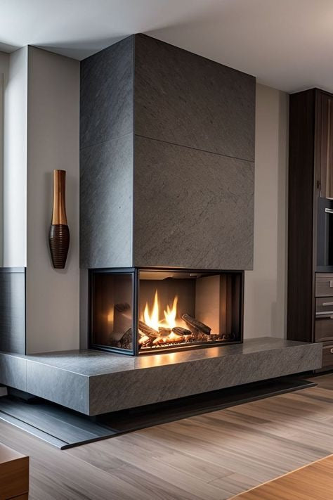 Fireplace design 03 by Z Galleria