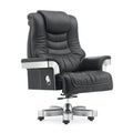 Elegant imported leather office chair with executive design by Z Galleria