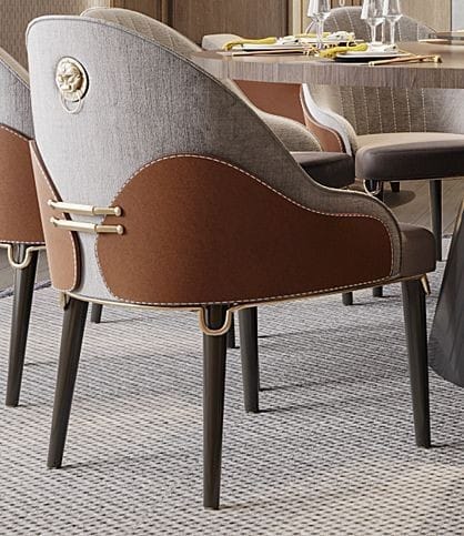 Premium leather dining chair by Z Galleria