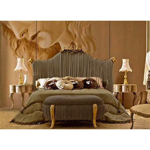 Traditional Bed Set styled in a bedroom