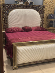 Arabian Solid Wood Bed Set