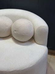 ROUND ELEGANT CHAIR WITHOUT REVOLVING