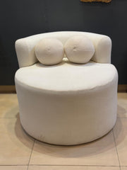 ROUND ELEGANT CHAIR WITHOUT REVOLVING