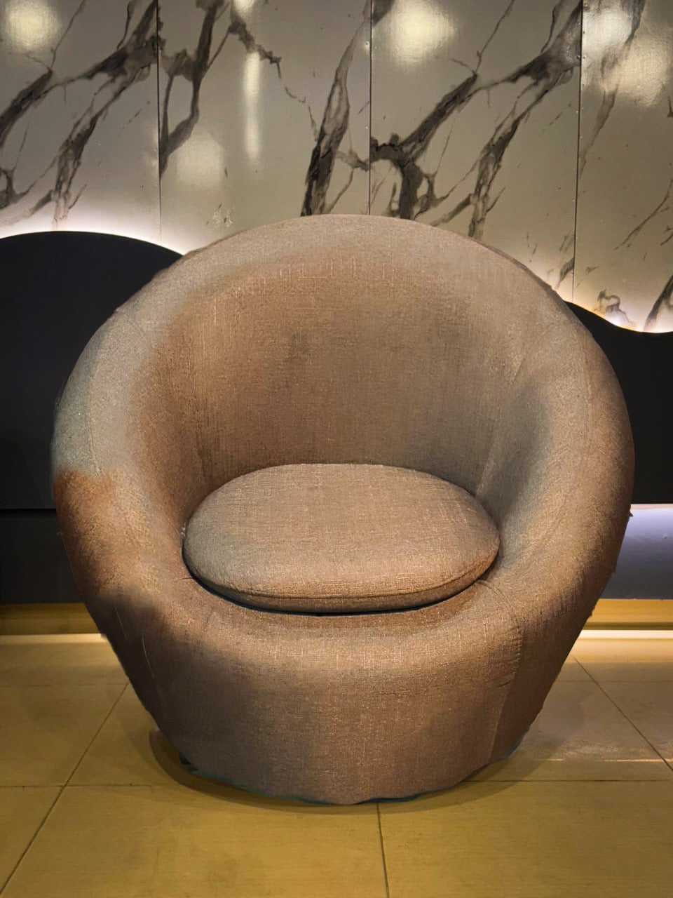Modern Brown Room Chair detail view