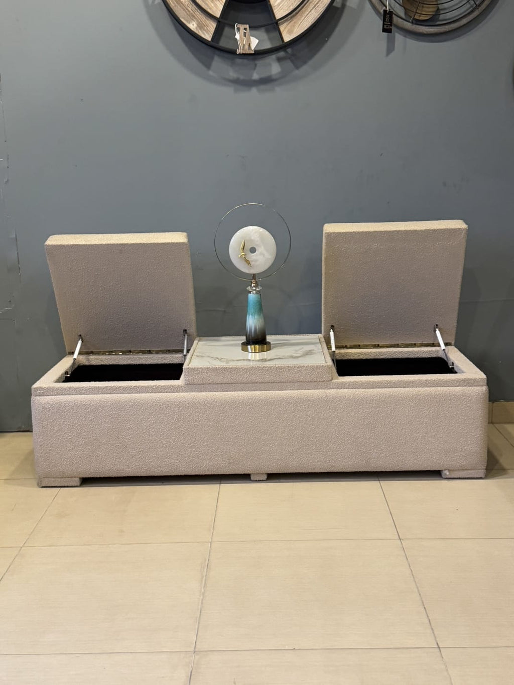 Modern storage ottoman by Z Galleria