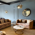 Curve 5-seater sofa set styled in a living room by Z Galleria