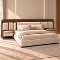 Aveline Panel Bed Set front view - Z Galleria
