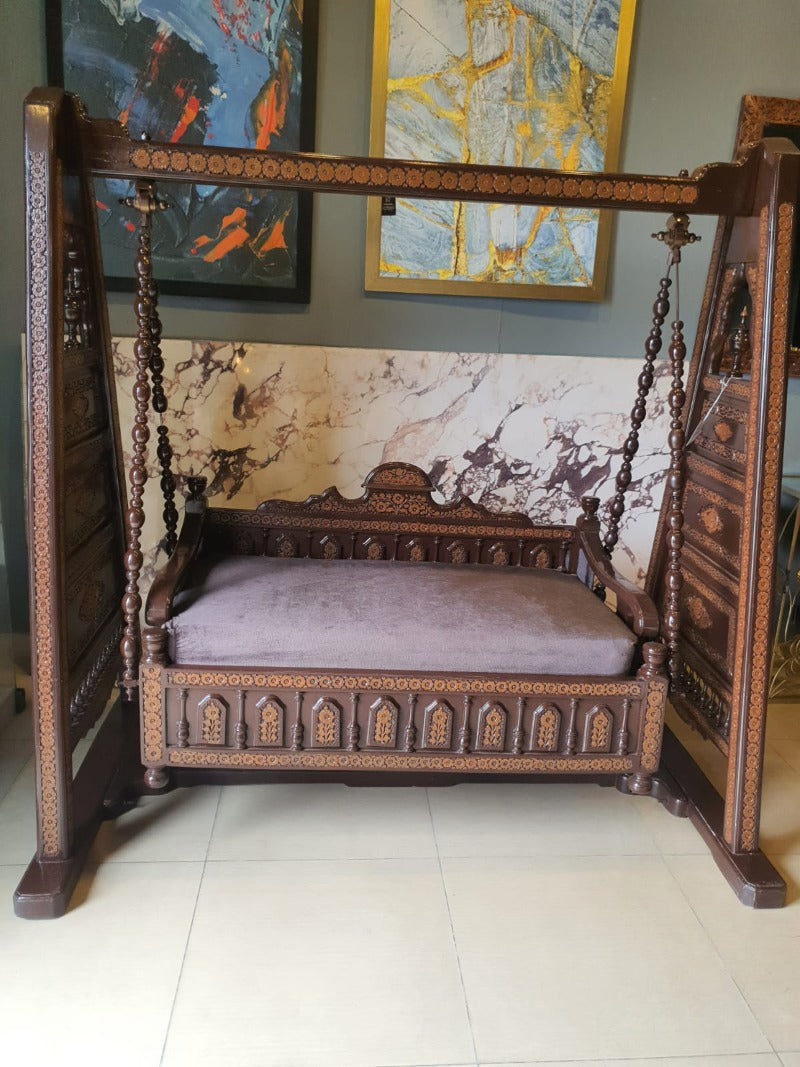 Wooden swing (jhola) by Z Galleria