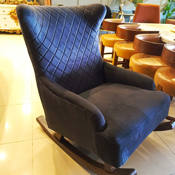Bedroom relaxing lounge chair side profile
