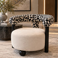 Noir Loop Sculptural Lounge Chair in a contemporary interior
