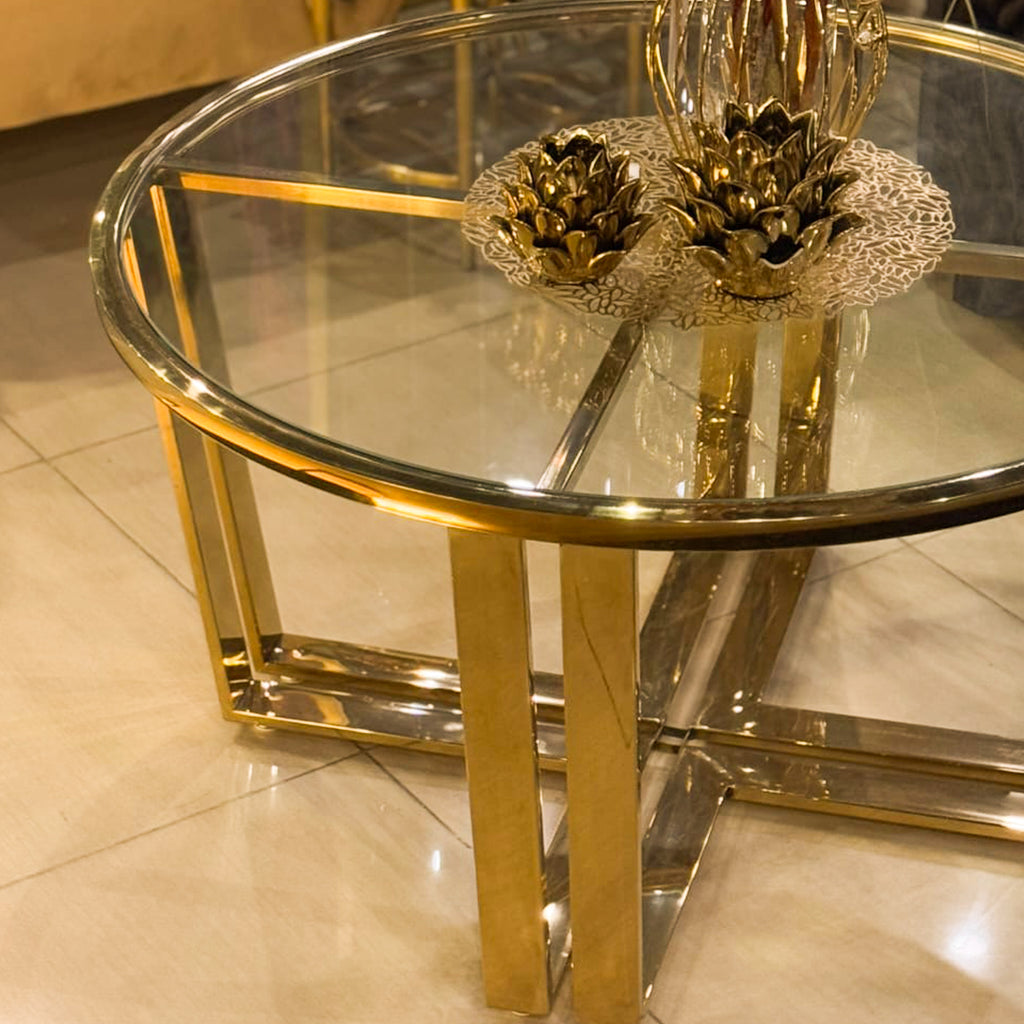 Piano Centre Table styled in a living room