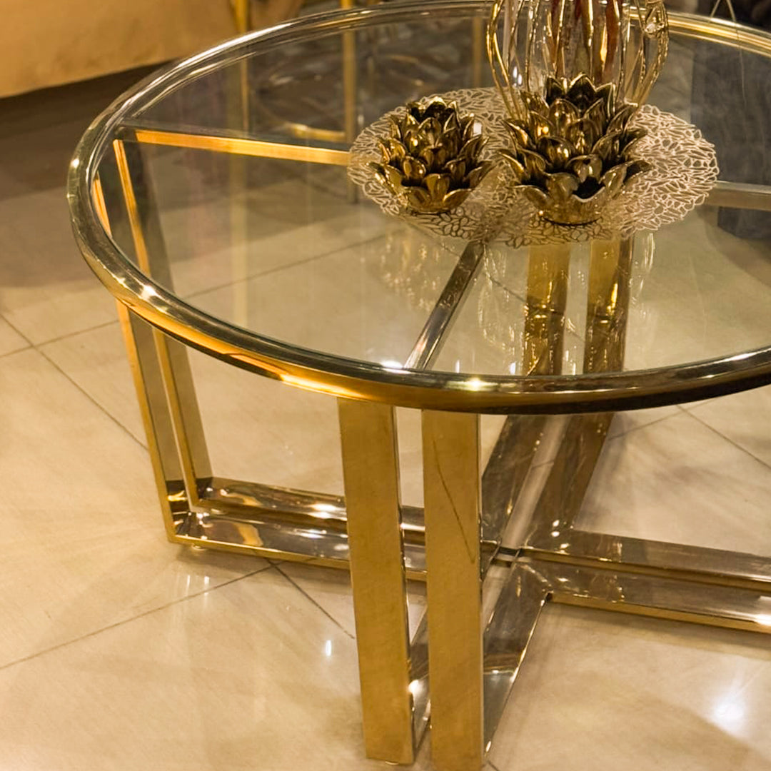 Piano Centre Table styled in a living room