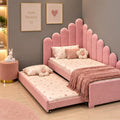 Princess Sliding Double Bunk Bed premium three-quarter view with pull-out bed