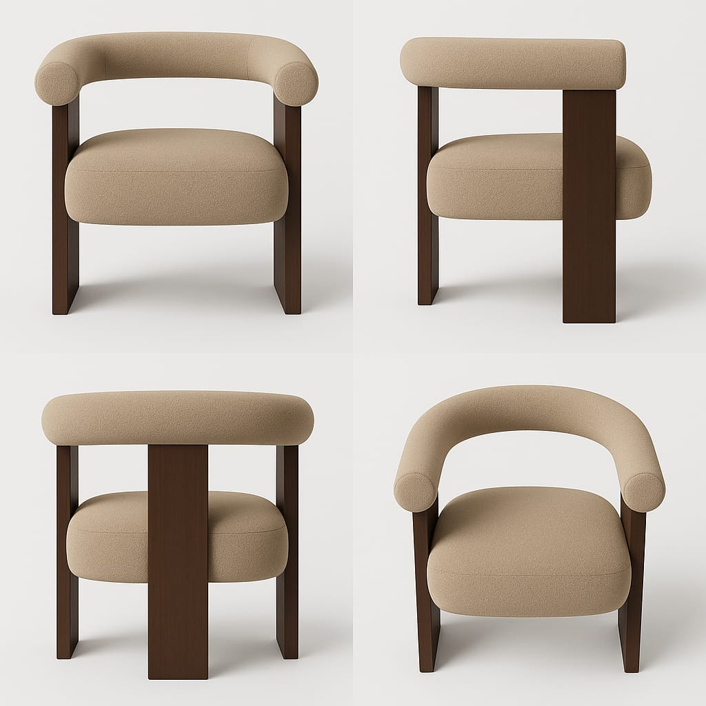 Z Arc Luxe Chair side profile