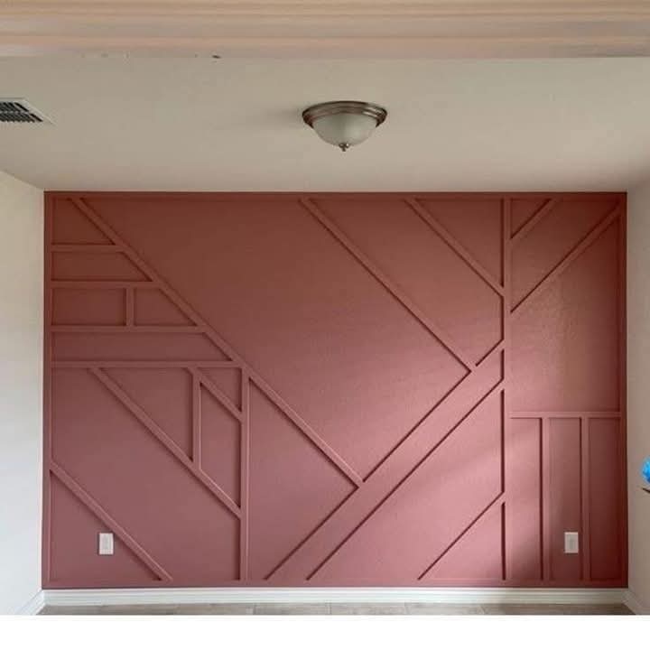 Custom interior wall design by Z Galleria