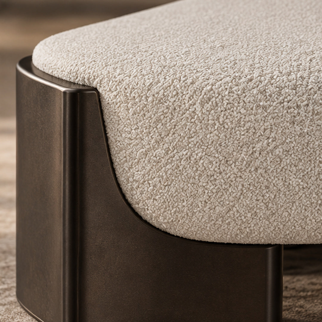 Premium White Storage Ottoman